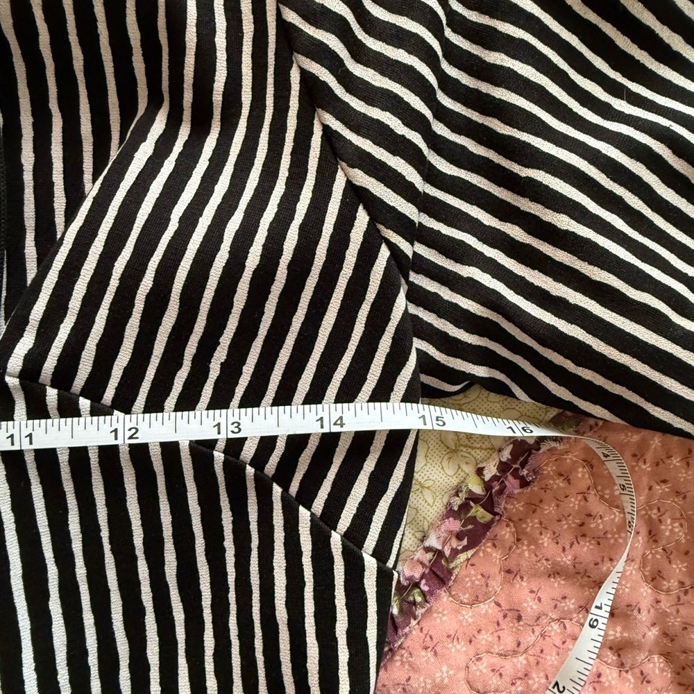 NWT Vixen by Micheline Pitt Miss Kitty Pinstripes Wiggle Dress - Picture 3 of 6